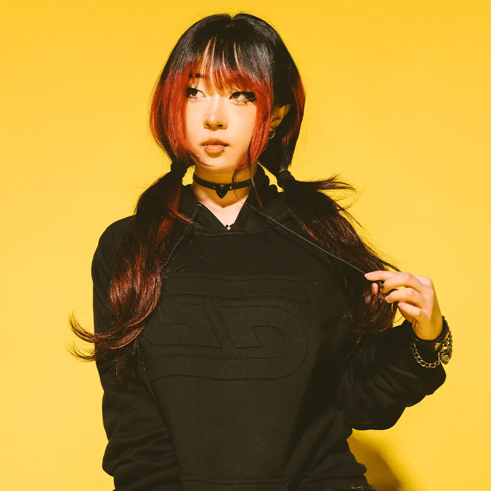 Black Embossed Hoodie - Image 2