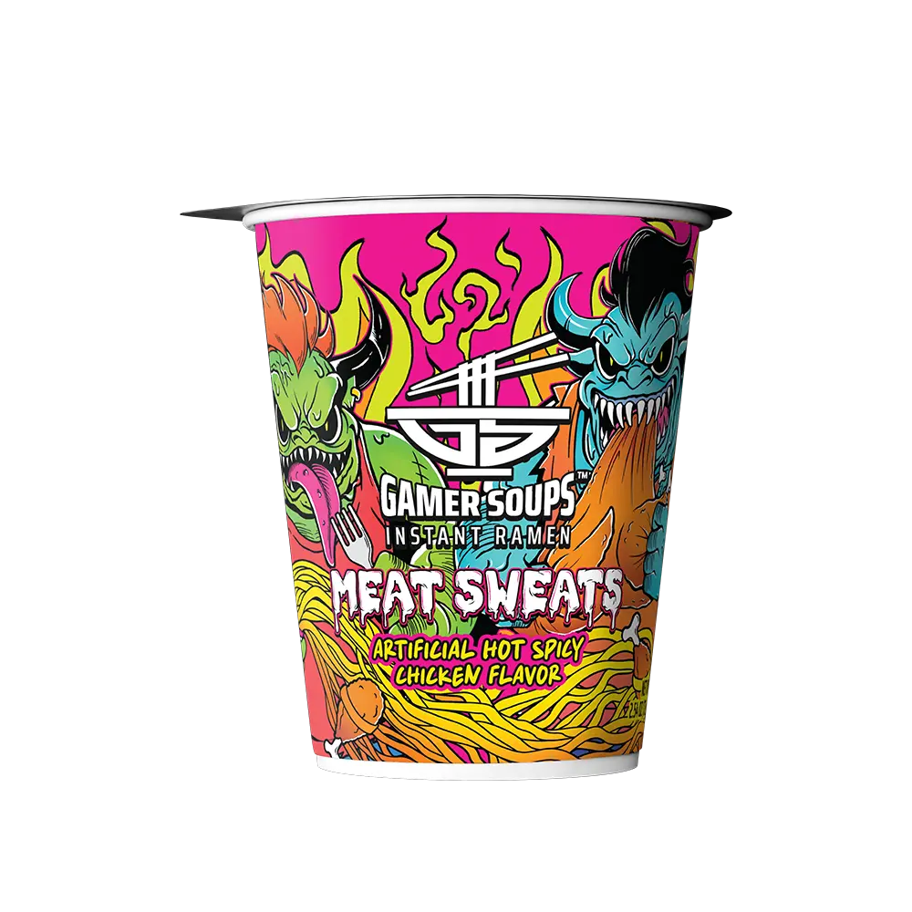Gamer Soups Instant Noodles - Creator Variety Pack (12 Cup Box) - Image 2