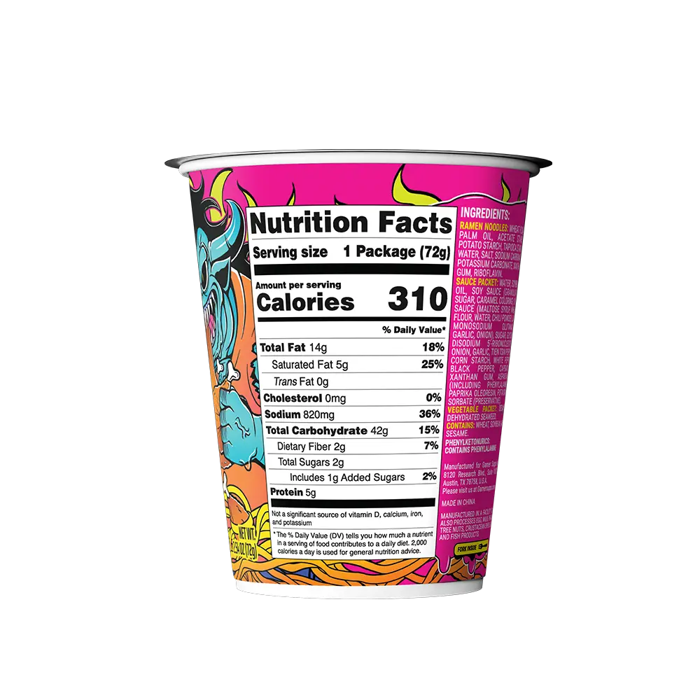 Gamer Soups Instant Noodles - Creator Variety Pack (12 Cup Box) - Image 3