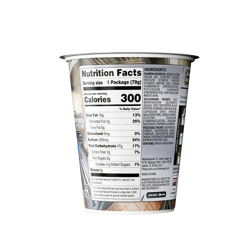 Gamer Soups Instant Noodles - Creator Variety Pack (12 Cup Box) - Image 7